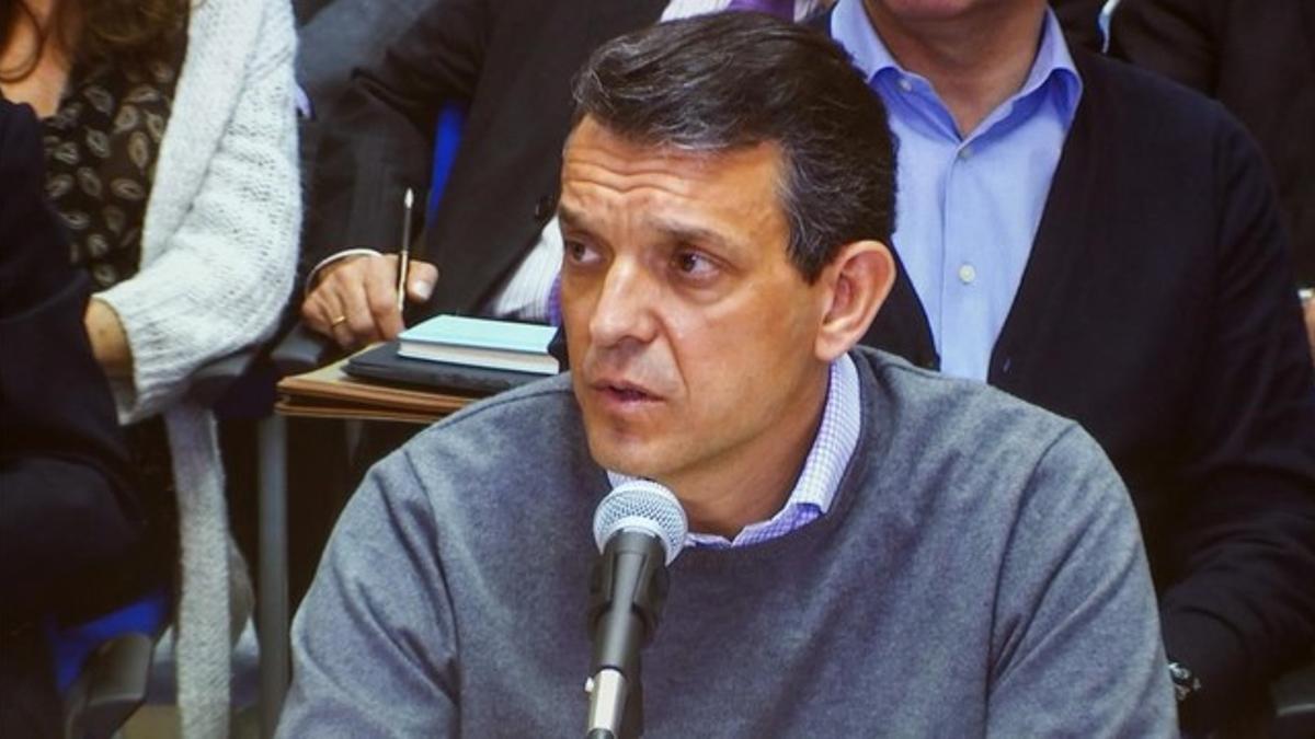 El exdirector del Instituto Valenciano de Finanzas Jorge Vela, durante su declaración este miércoles en el juicio del 'caso Nóos'.