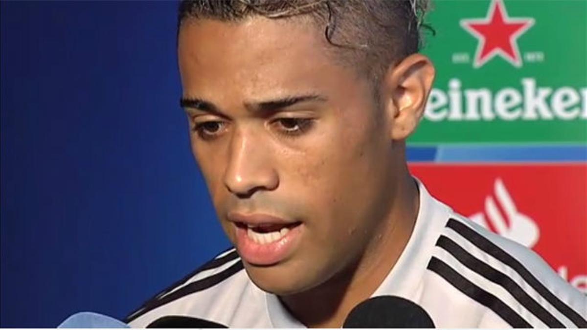 Mariano se mostró muy contento tras anotar su primer gon el su redebut con la camiseta blanca