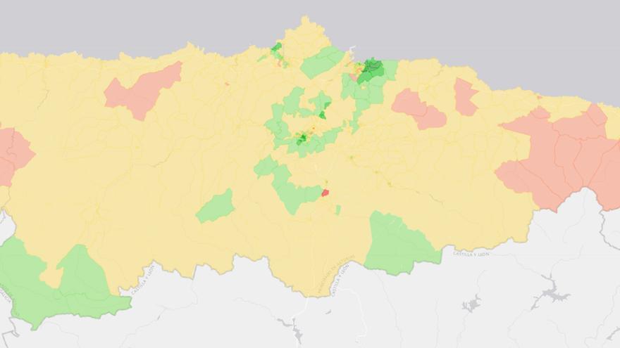 Qué barrios son los más ricos y cuáles los más humildes: el mapa definitivo de la renta de los hogares asturianos