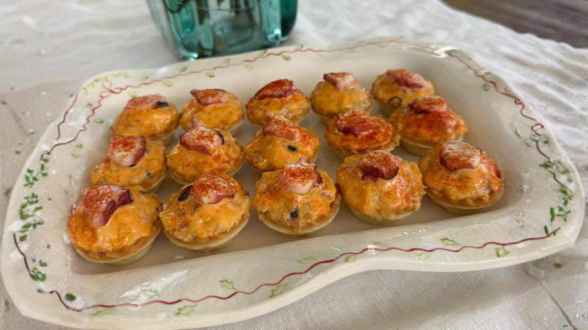 Receta Tartaletas de Pulpo