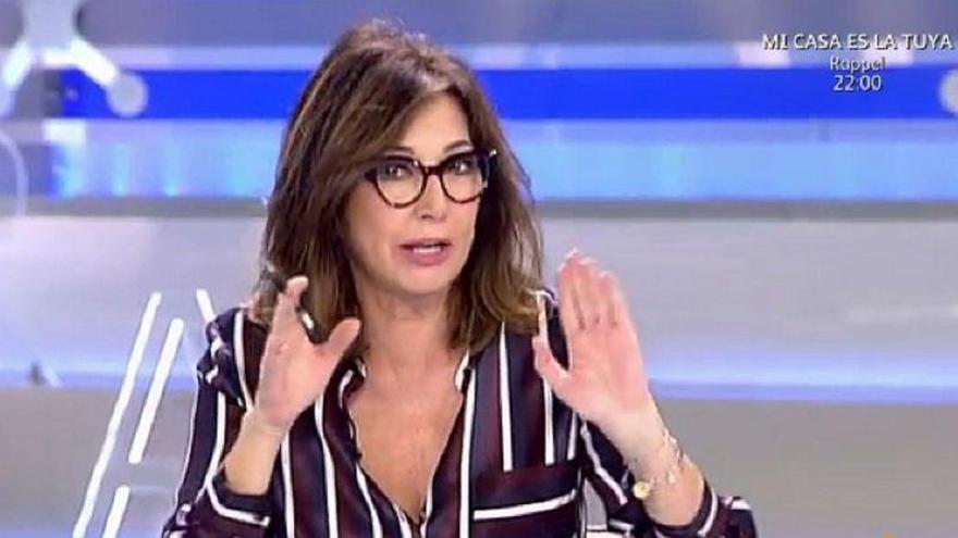 Ana Rosa Quintana: &quot;Que quede claro: no me gusta que le partan la cara a nadie&quot;