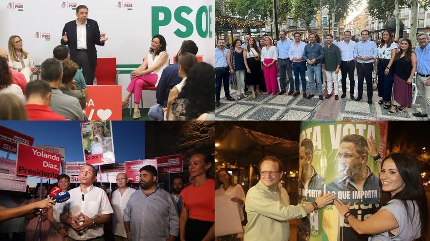 Empieza la campaña del 23J en Córdoba con un PP favorito y un PSOE en remontada