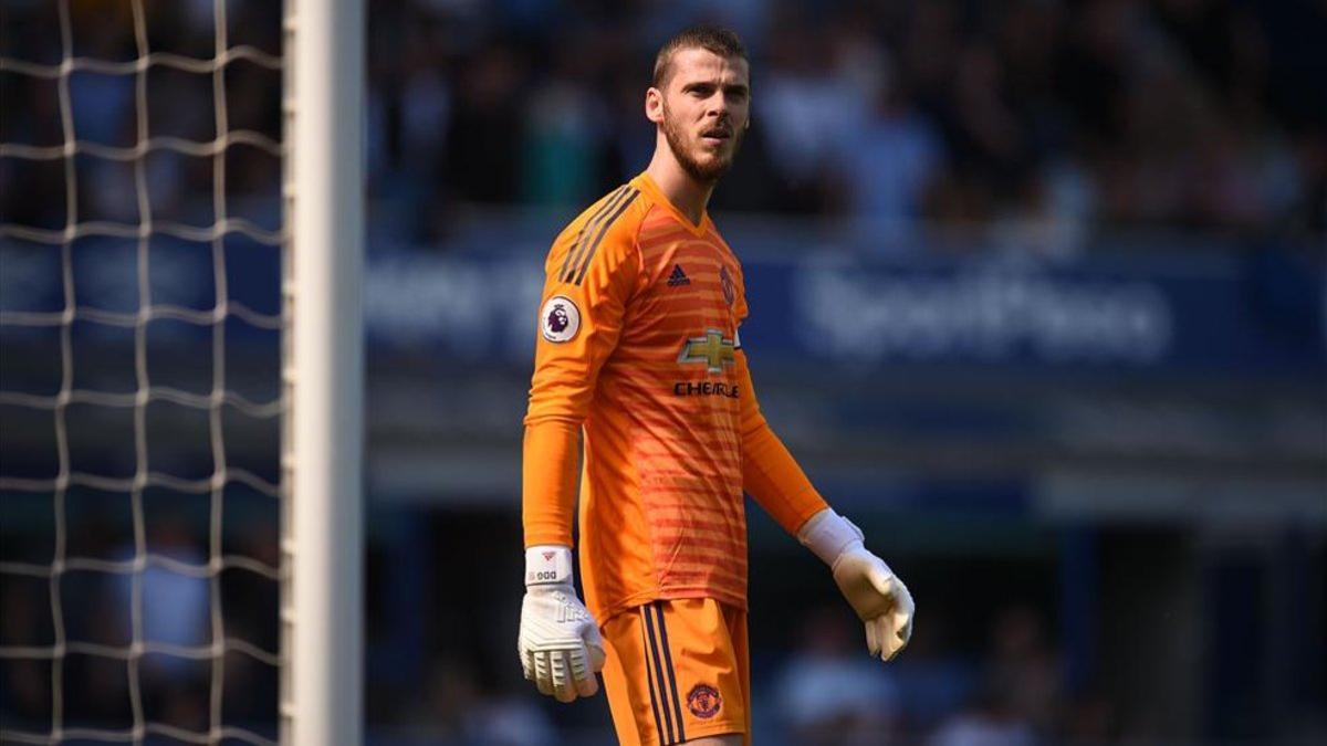 De Gea recibió cuatro goles en el Everton-United de este fin de semana