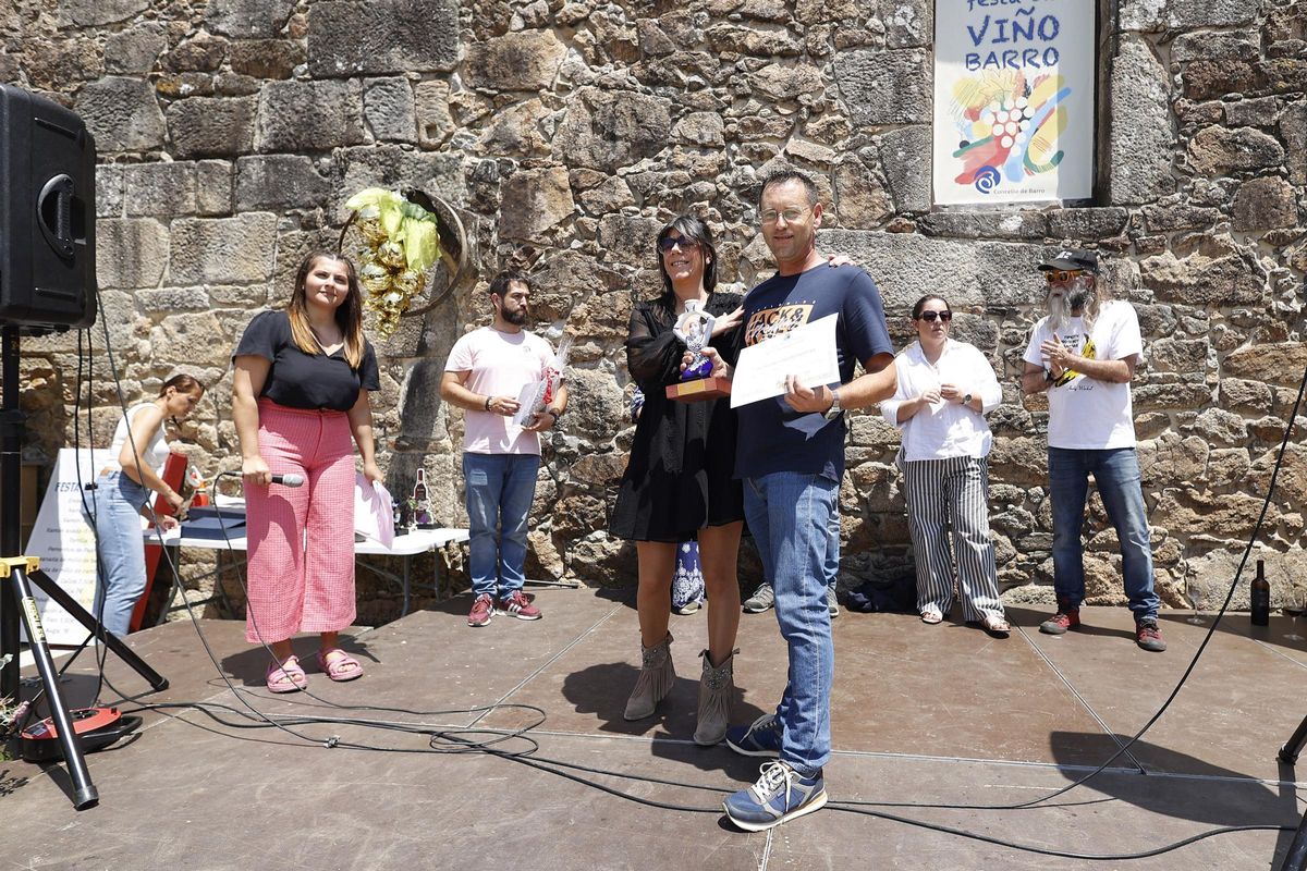 Entrega de premios del certamen local durante la jornada de ayer.