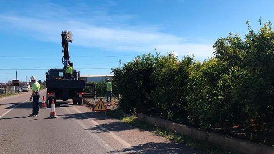 La Vilavella construye el carril bici que conectará con Stylnul