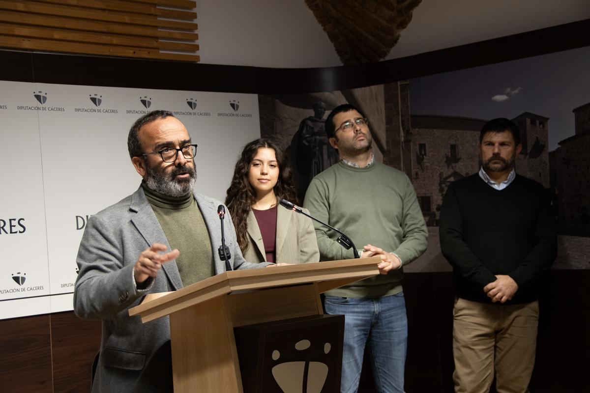 Rueda de prensa de presentación del convenio.
