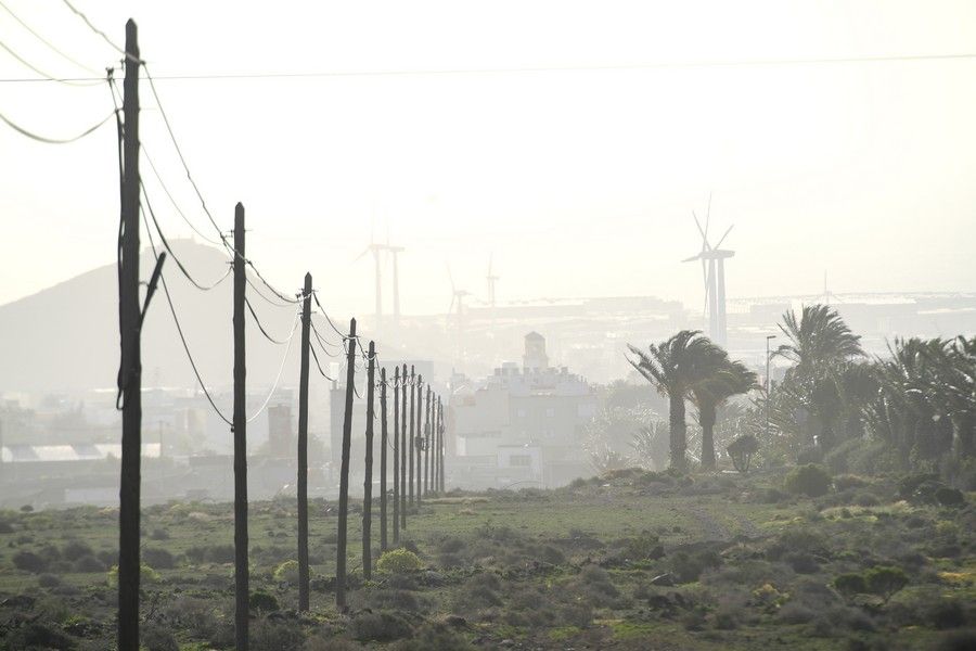 Calima en Gran Canaria (15/02/2021)