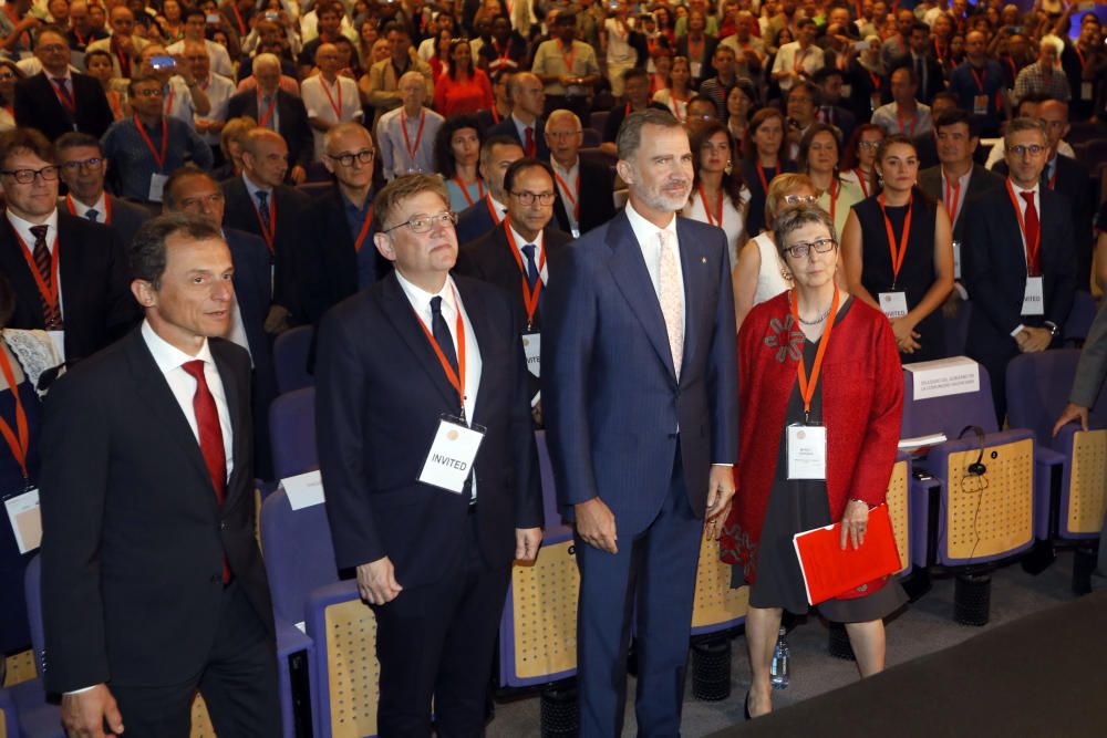 Instante de la inauguración en València del International Congress on Industrial and Applied Mathematics.