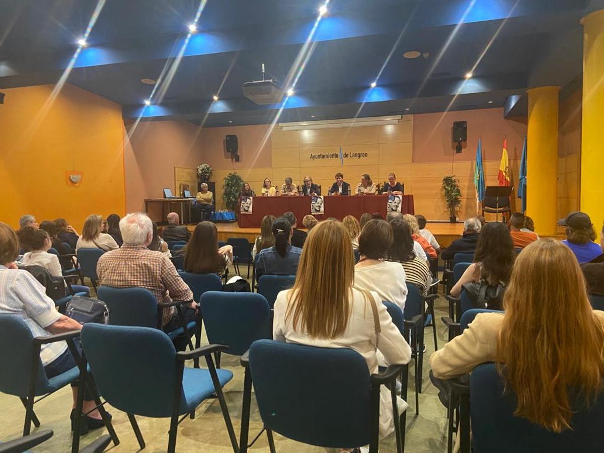 El acto de entrega de premios de la pasada edición, en la Casa de Cultura de La Felguera.