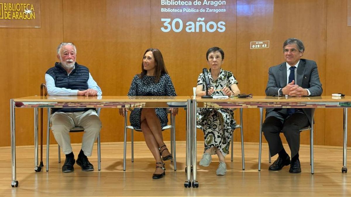Presentación del nuevo premio de arquitectura 'Biblioteca de Aragón'.