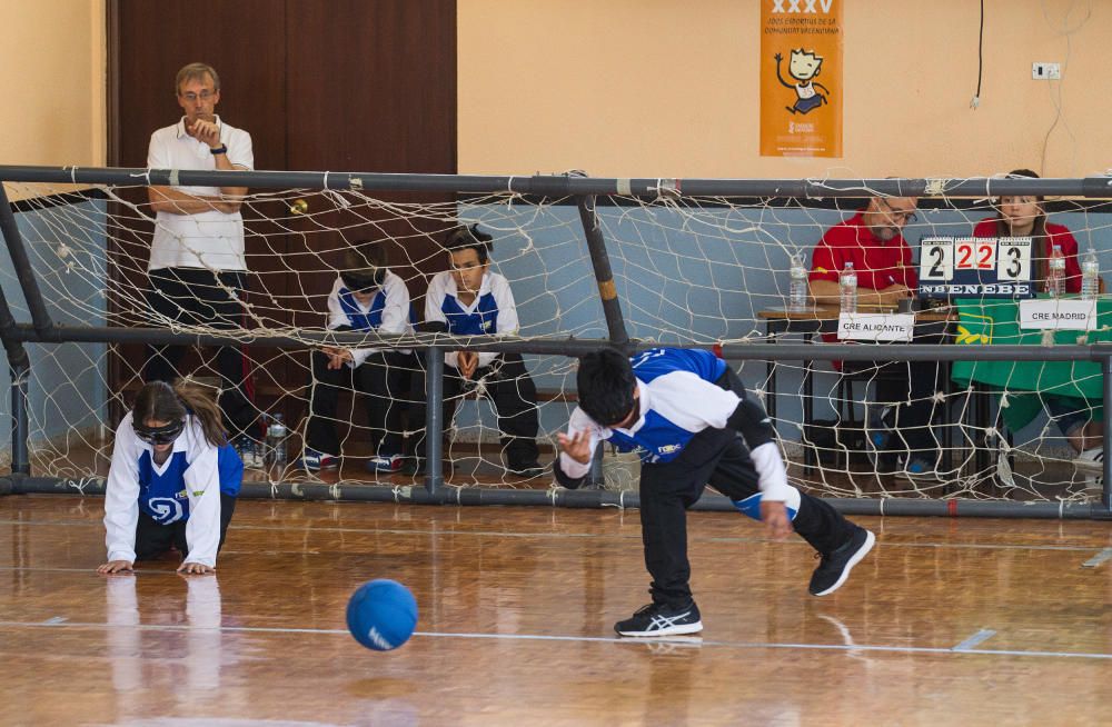 El III Encuentro de Escuelas Deportivas en Alicante ha reunido a deportistas con discapacidad visual