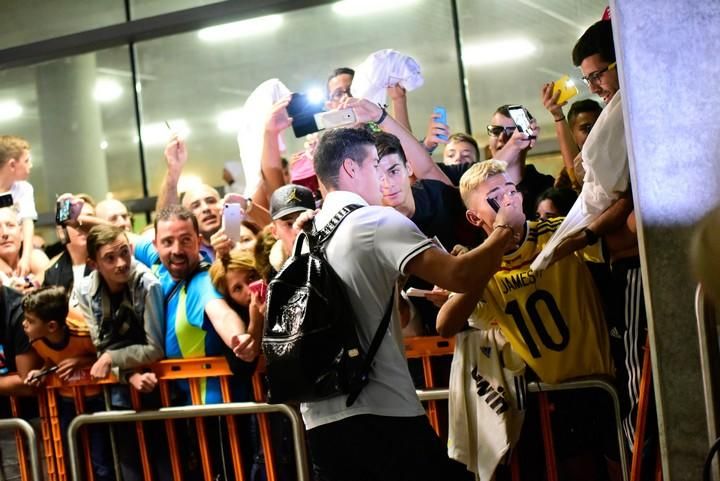 LLegada del Madrid al Aeropuerto de Gran Canaria