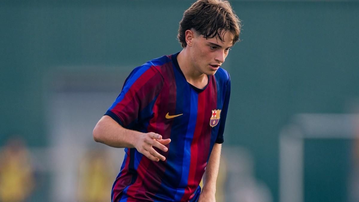 Iu Martínez, el extremo de La Masia "poseído" por Raphinha