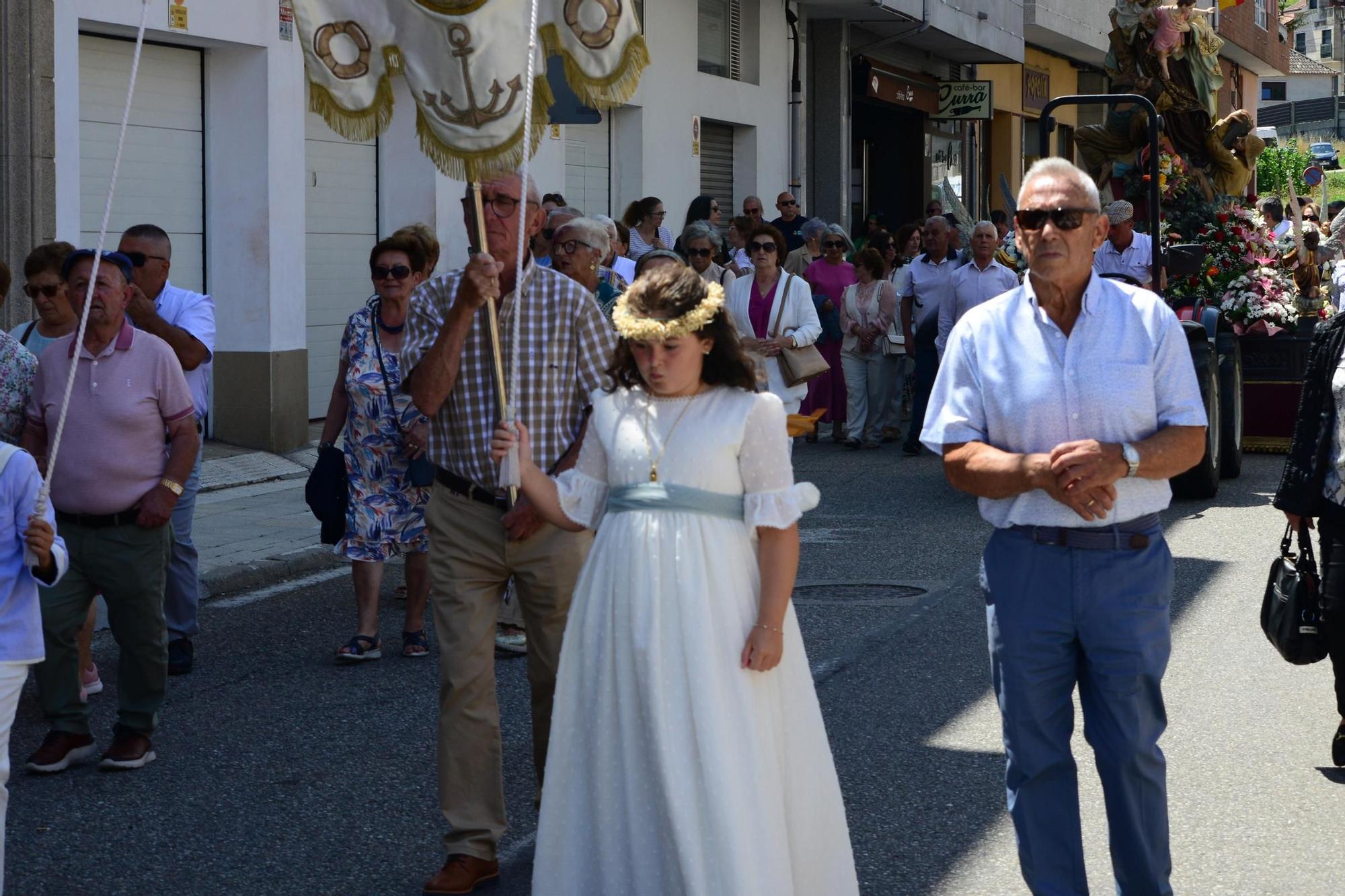 Las celebraciones en honor a la Virgen del Carmen en O Morrazo. La procesión en Bueu
