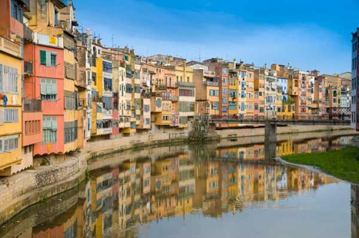 Río Oñar a su paso por Girona.