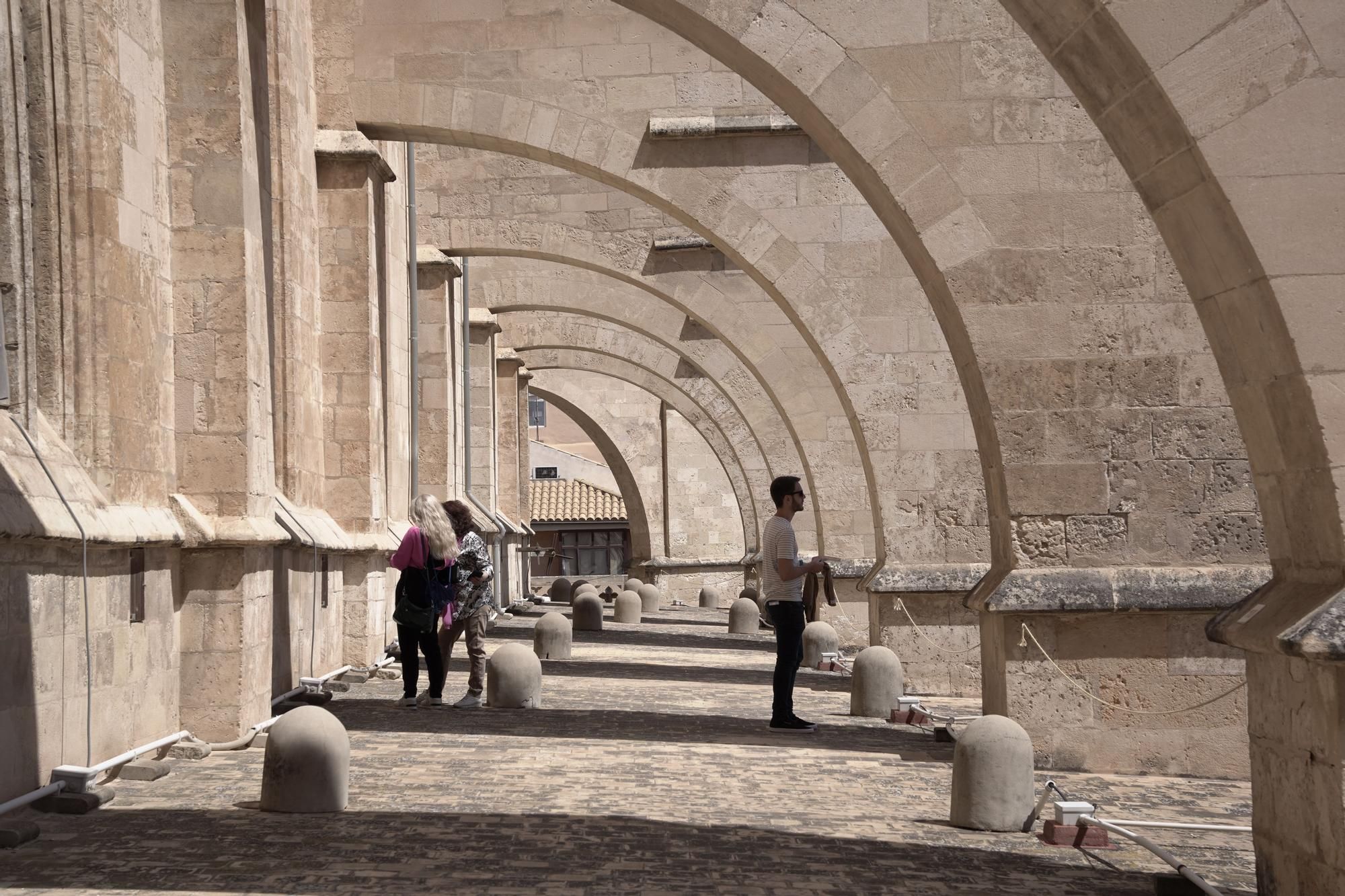 Die Kirche Santa Eulàlia in Palma de Mallorca öffnet die Dachterrasse für Besucher