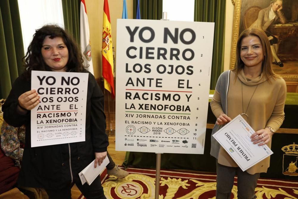 Premios de carteles de las jornadas sobre racismo y xenofobia, y presentación de sus jornadas