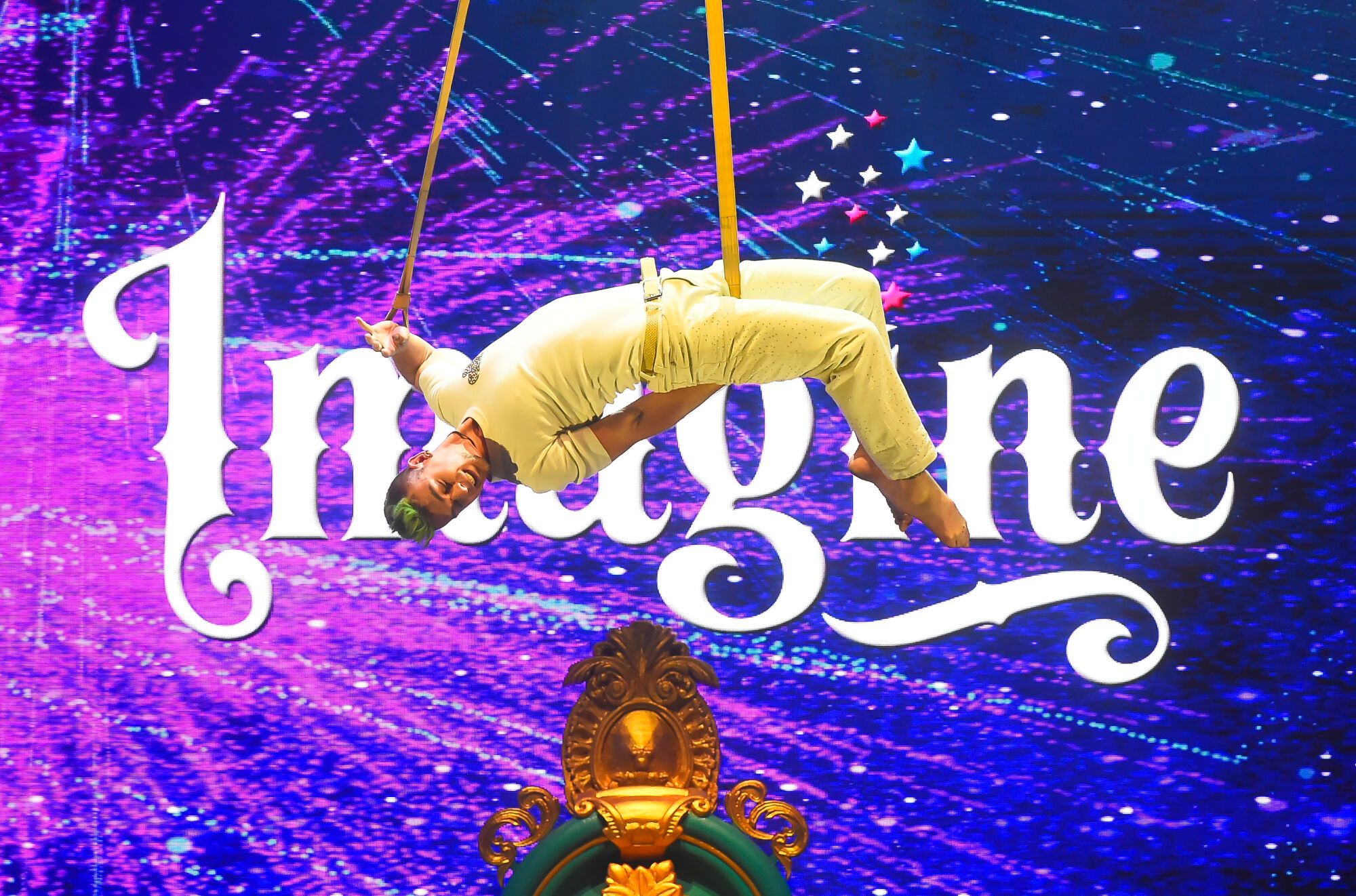 Pase a los medios de presentación del espectáculo de circo &#039;Imagine&#039;