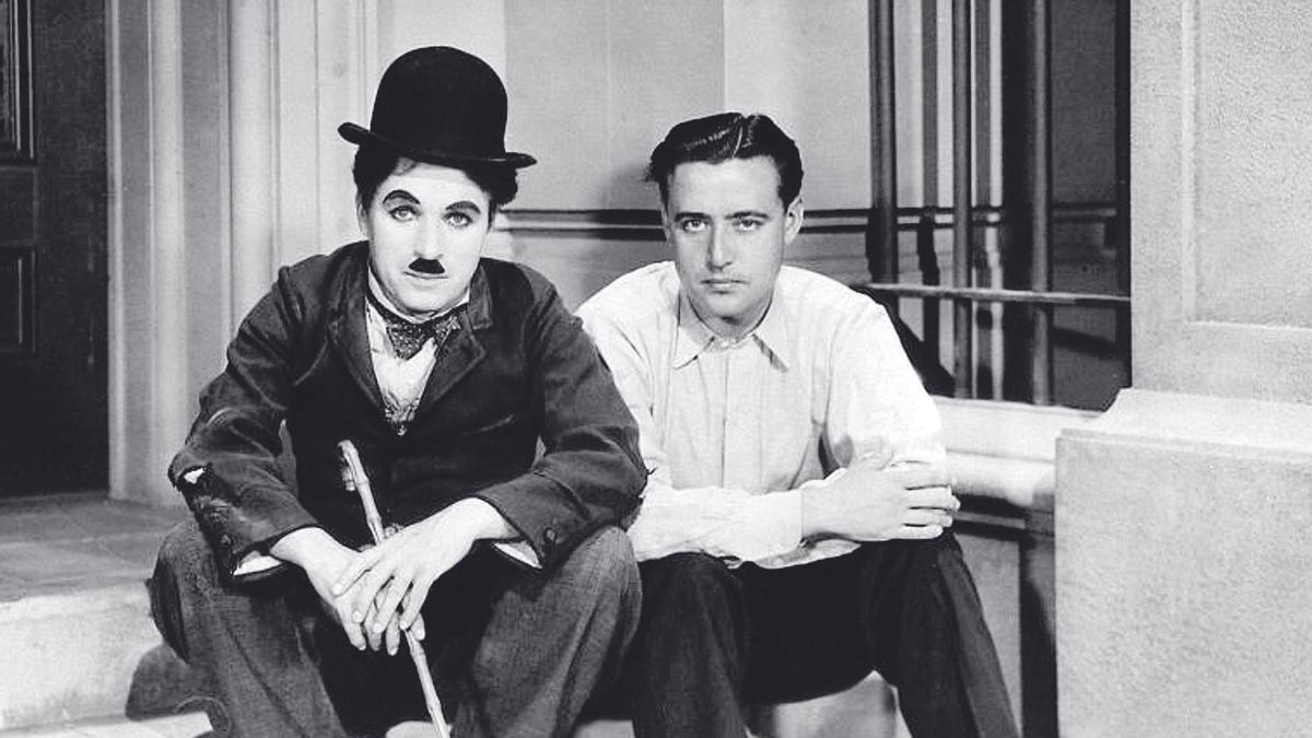Charles Chaplin y Edgar Neville, grandes amigos y admiradores mutuos.