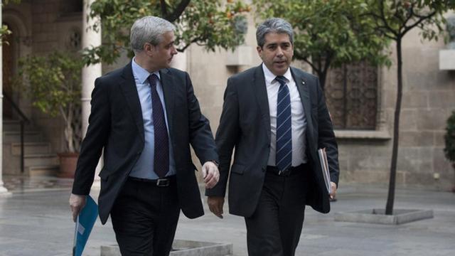 Germà Gordó y Francesc Homs, este enero.