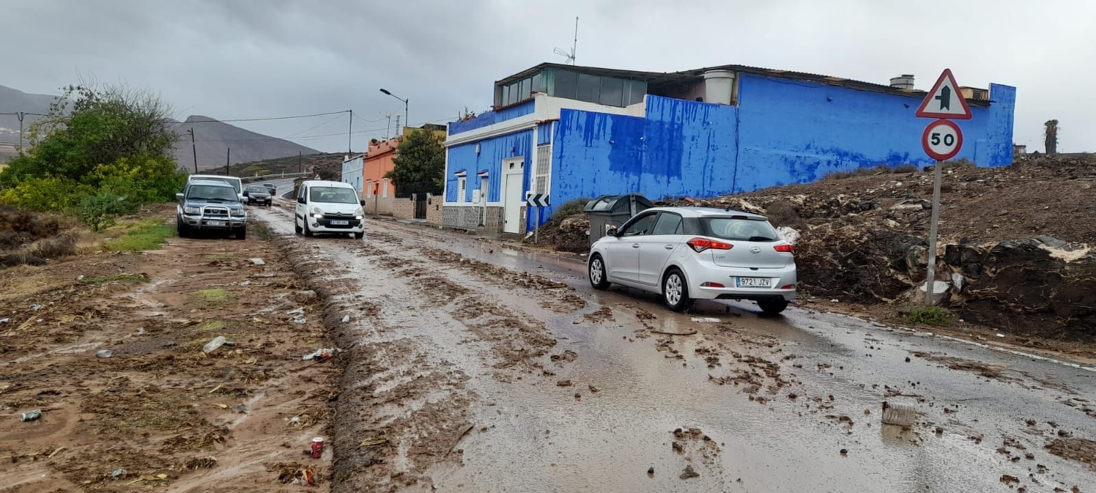 Lluvia en Gran Canaria