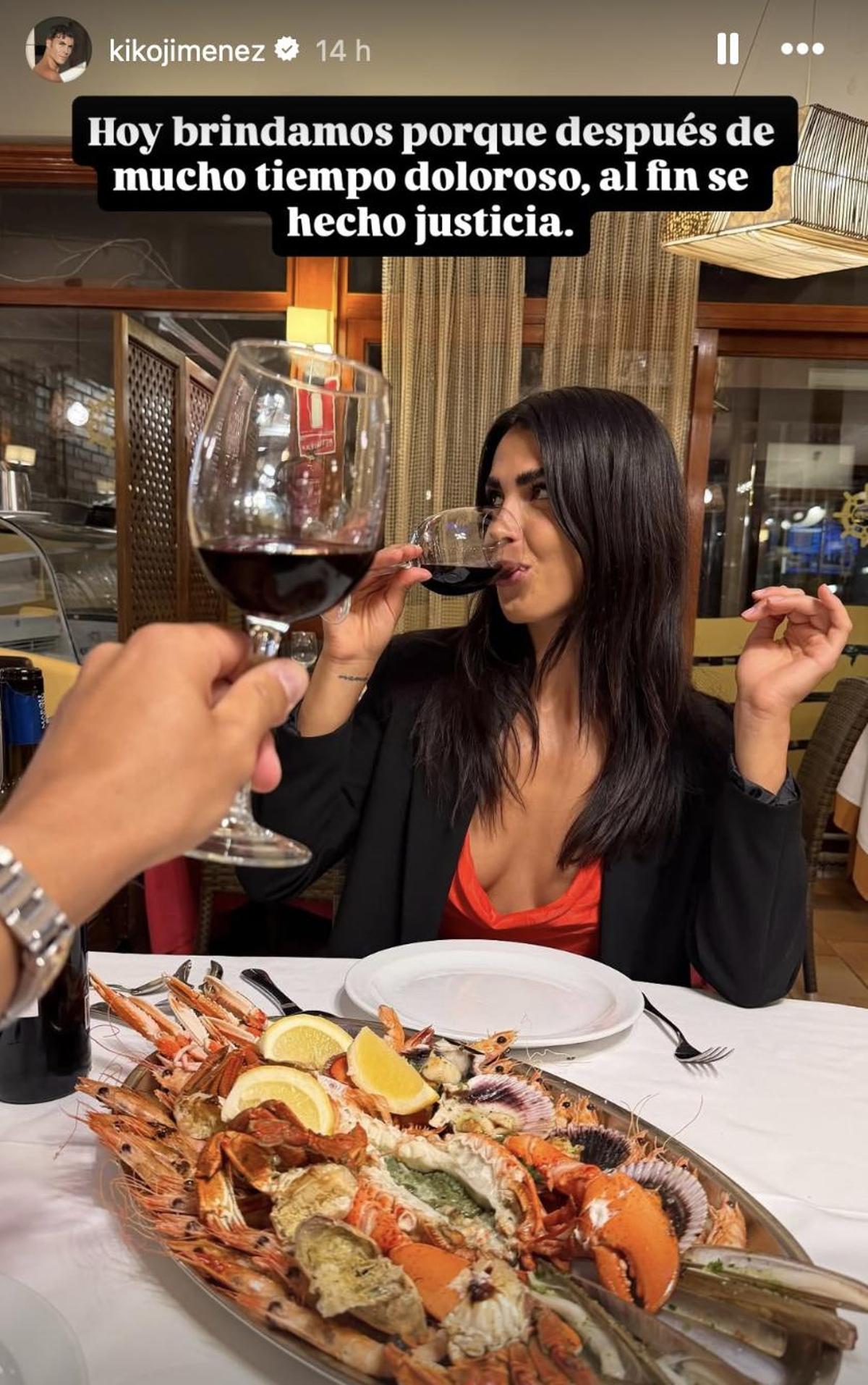 Kiko Jiménez celebra su victoria judicial ante su expareja, Gloria Camila