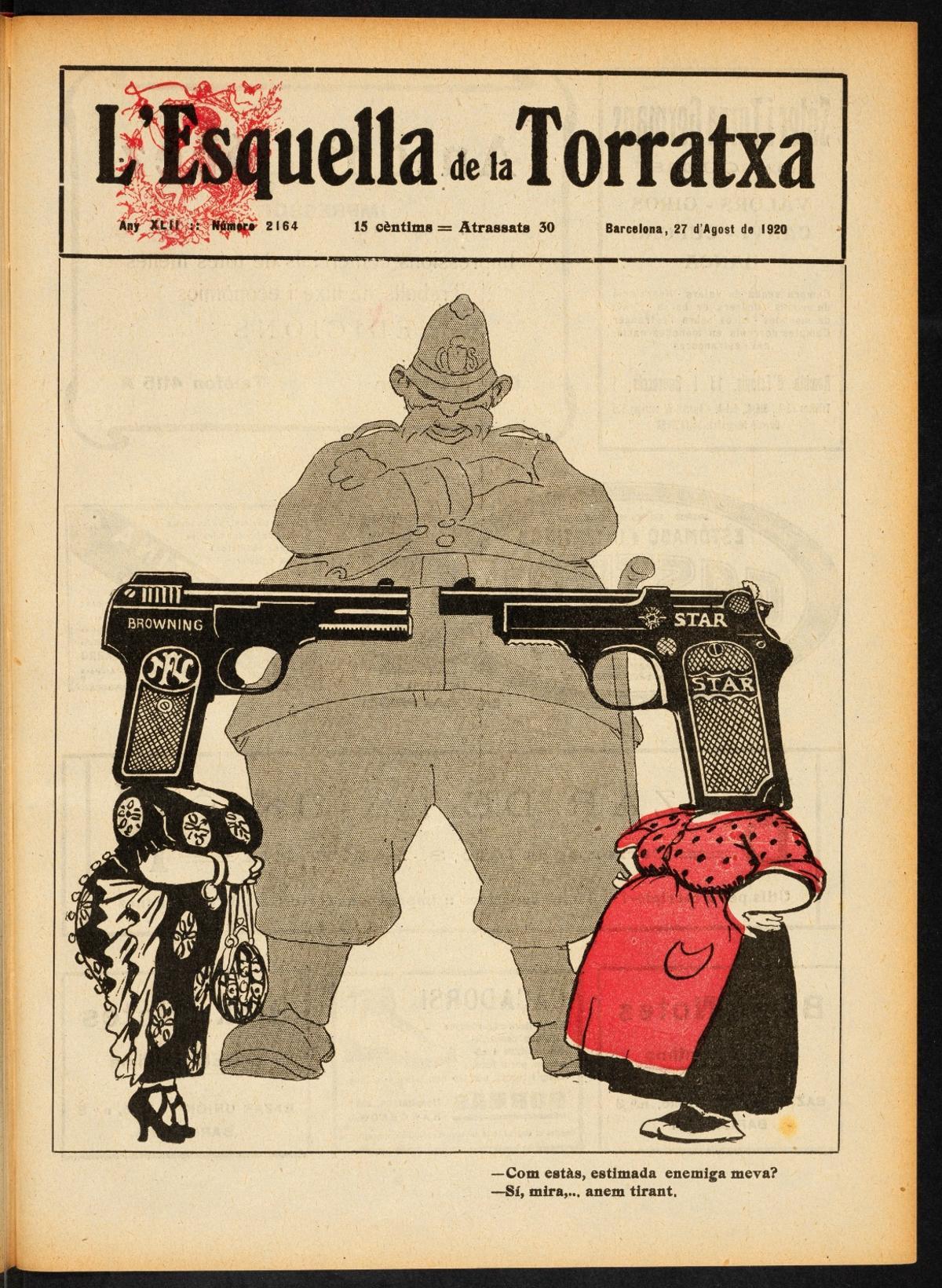 Las Star y las Browning, las pistolas con las que cada bando firmaba sus crímenes