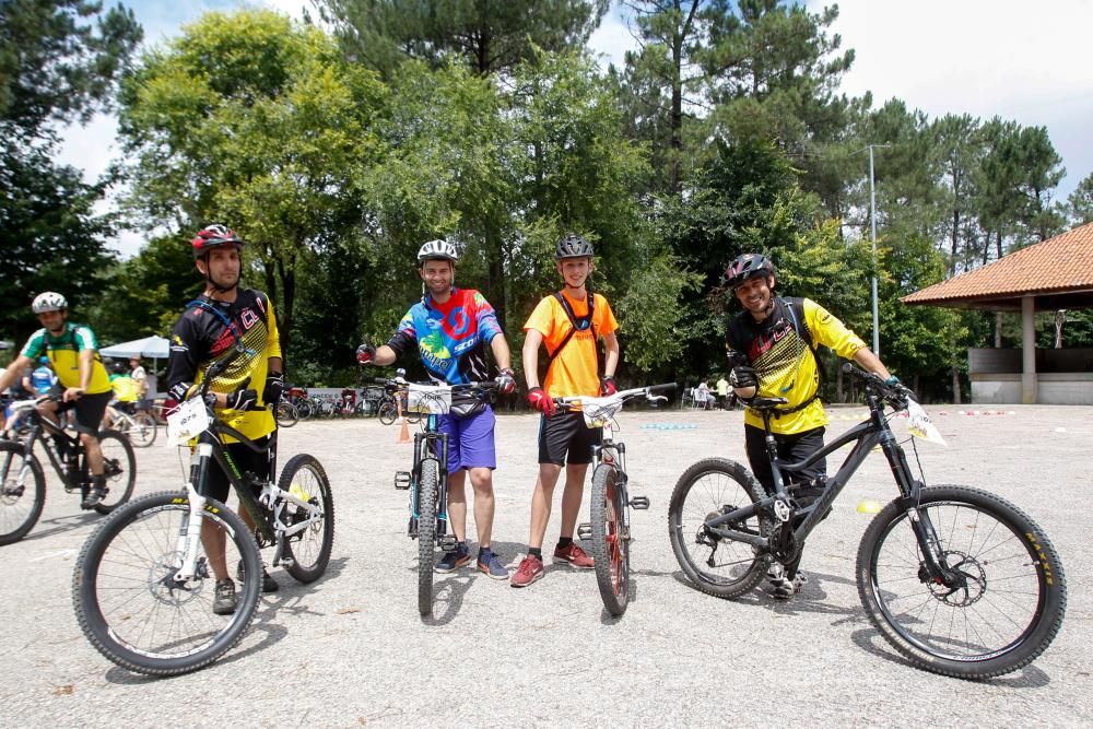 Más de 100 ciclistas participaron en la segunda edición de la Marcha por los Montes de Vigo.