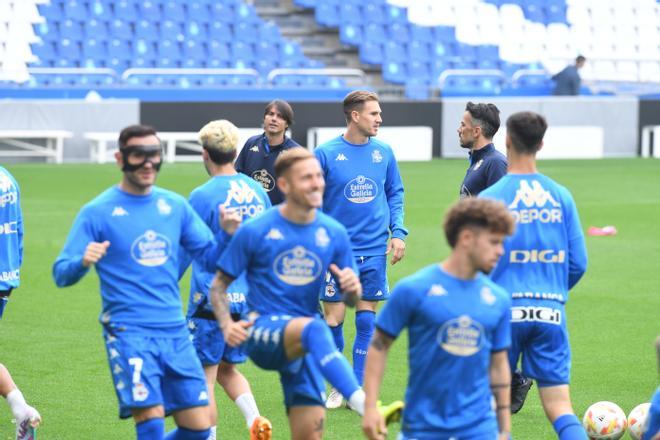 El Dépor se prepara en Riazor para recibir al Castellón en el primer partido del 'play off' por el ascenso