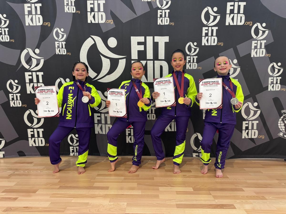 Bailarinas de E-motion que compitieron en categoría individual