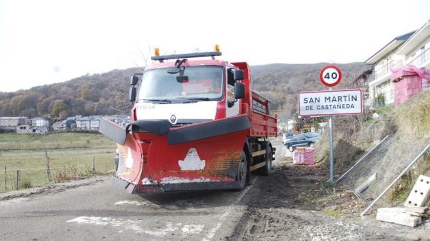 La nieve cubre las zonas altas de la Sierra de Segundera  y de Peces