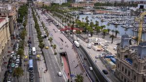 La ronda Litoral començarà dimarts dos mesos de talls nocturns