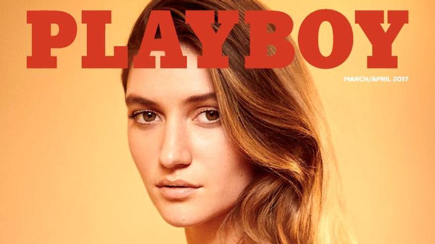 Elizabeth Elam, en la portada de Playboy