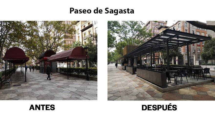 El quiosco de Sagasta.