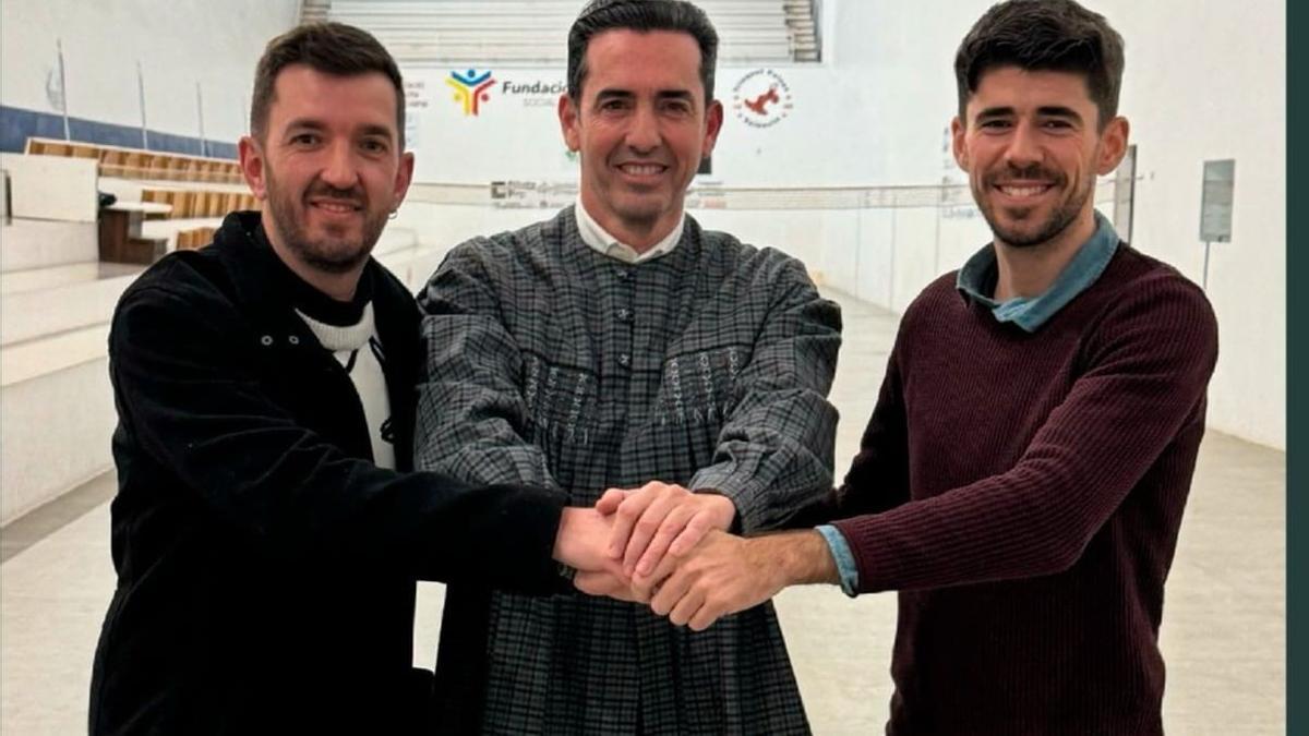 José Gallego, Francisco Segura e Iván Tortajada