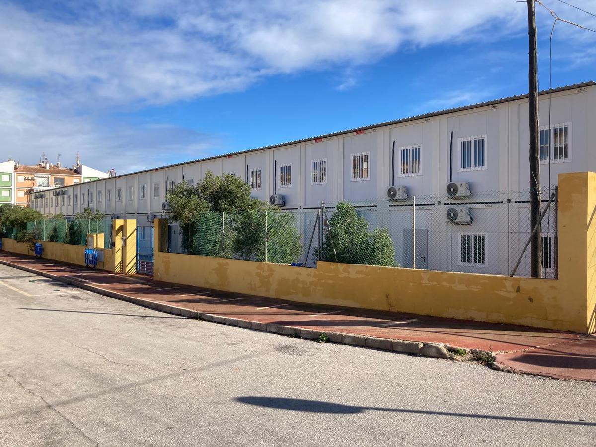 Nuevo centro en aulas provisionales de Torrevieja en una imagen de esta semana