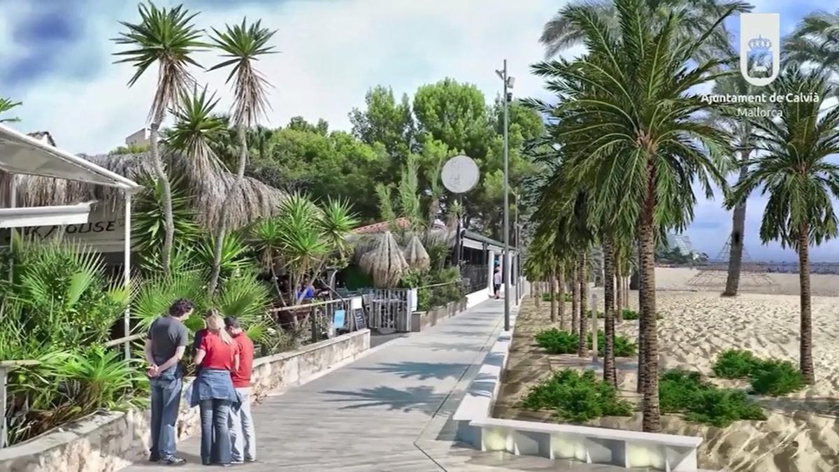 Así será el nuevo paseo marítimo de Magaluf, en imágenes