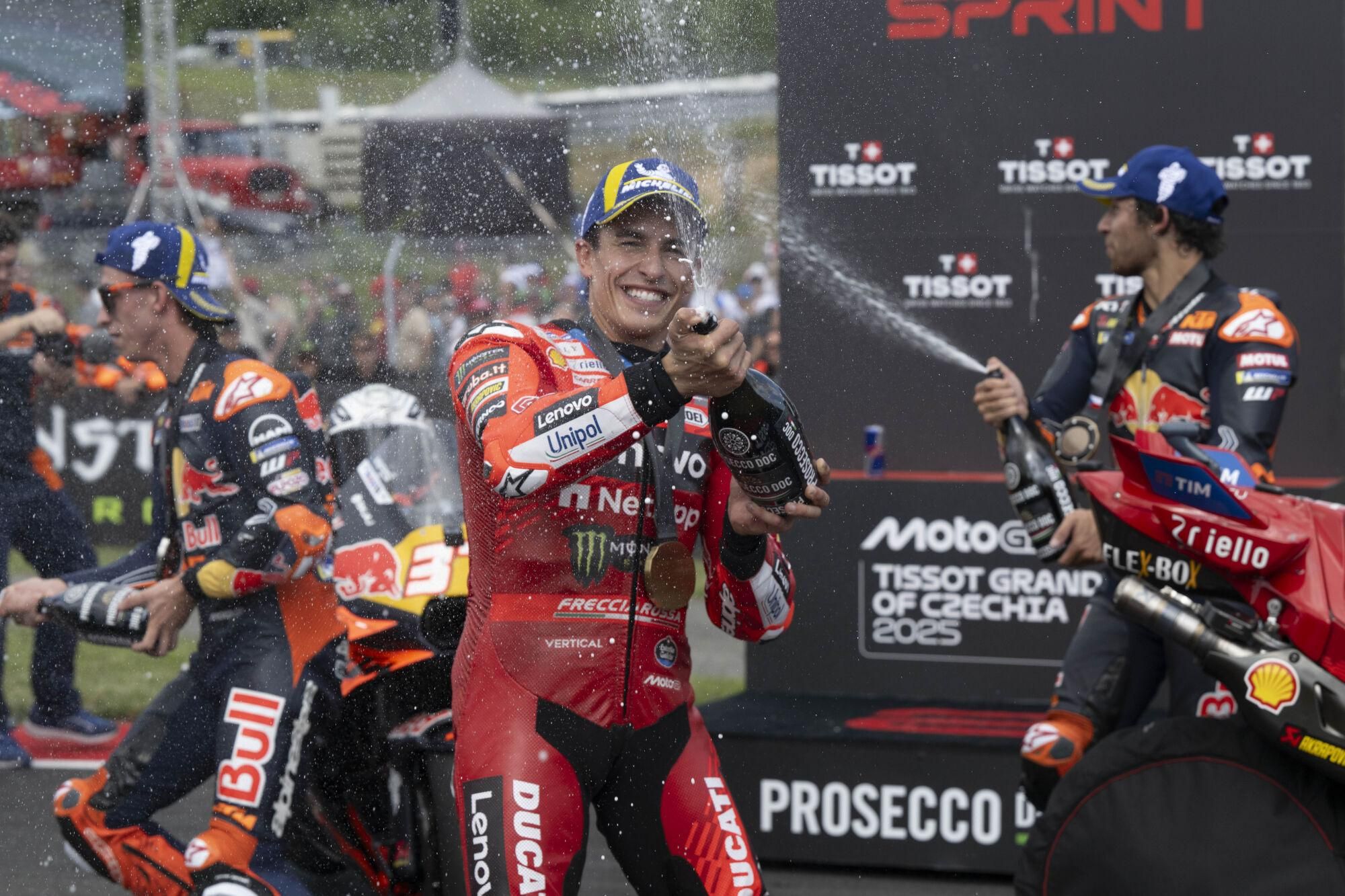 
El Gran Premio de República Checa de MotoGP.