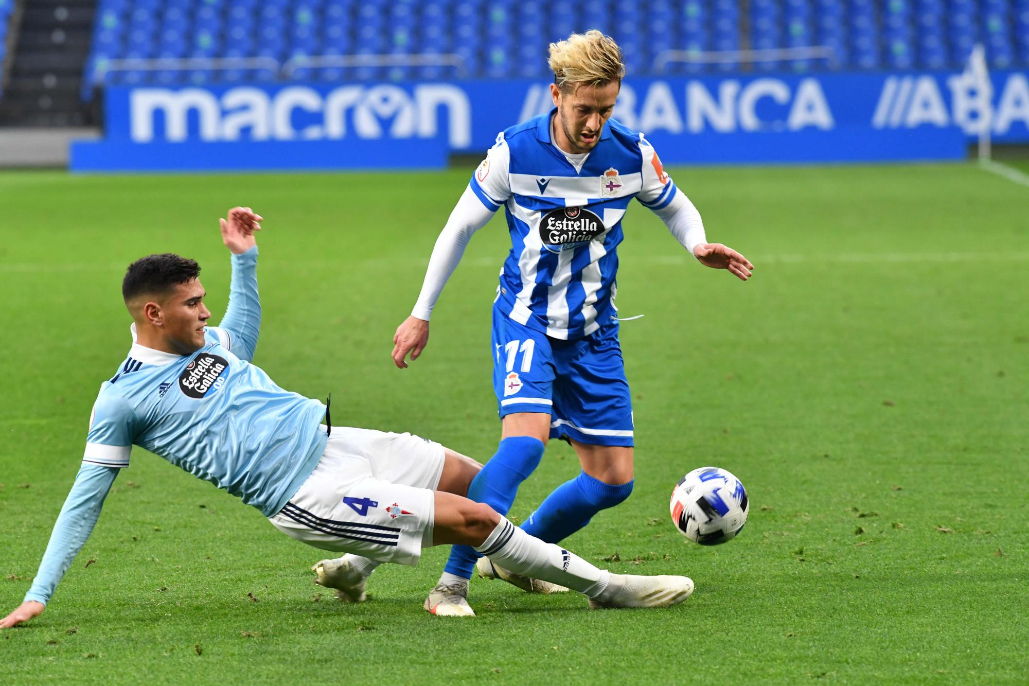 Las fotos de la victoria del Celta B en Riazor