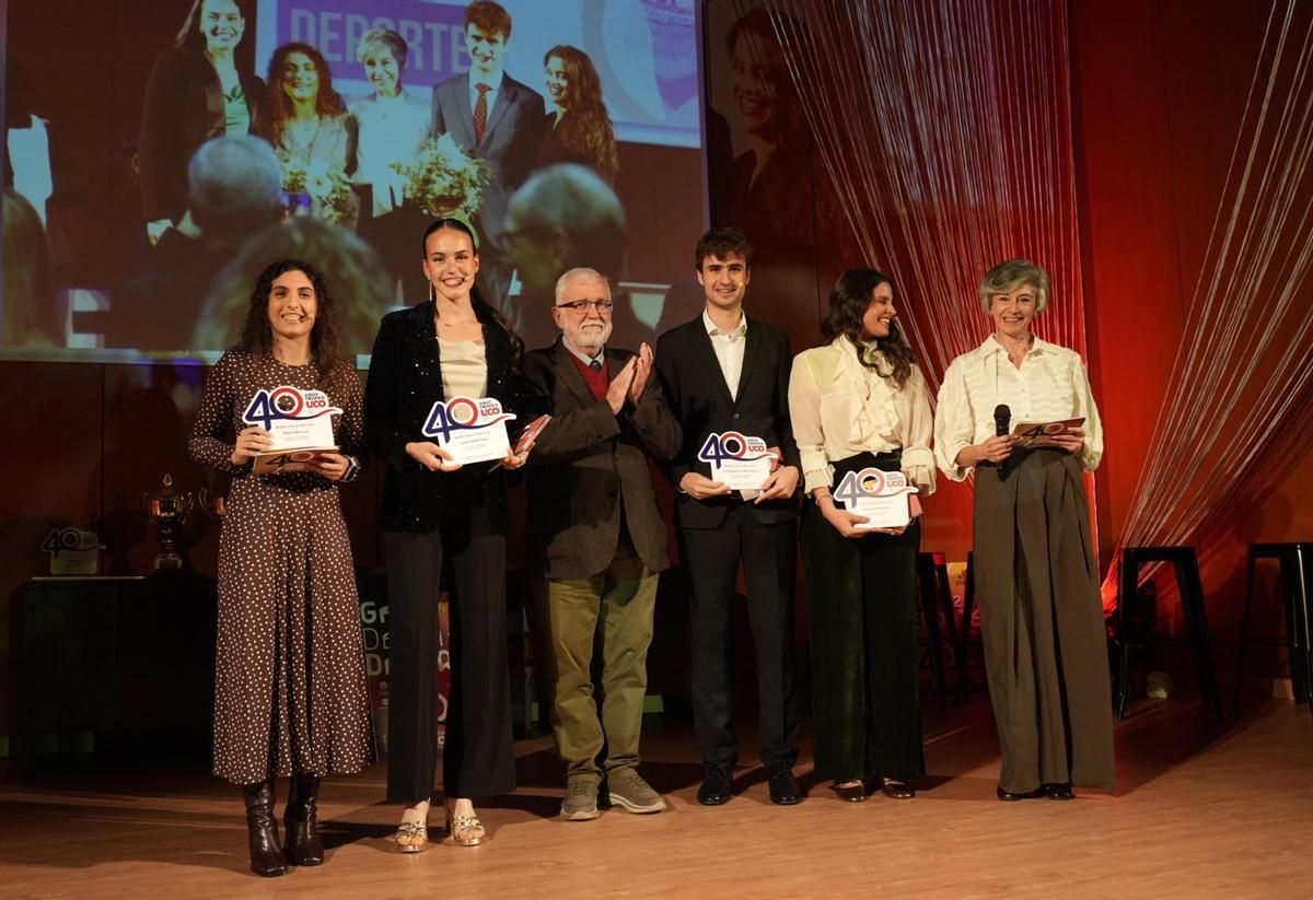 Entrega de galardones de la gala deportiva de la Universidad de Córdoba.