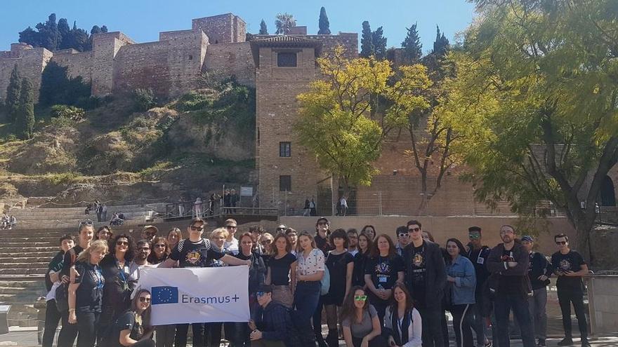 Los alumnos de Polonia y Rumanía han visitado Málaga.