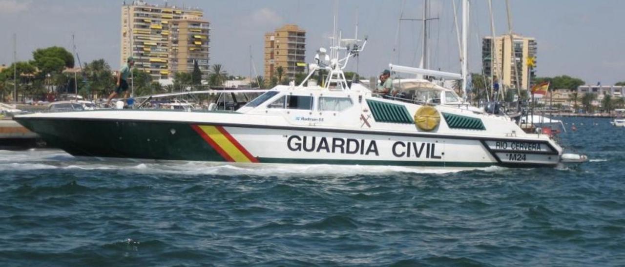 La patrullera de la Guardia Civil Río Cervera, con base en Cartagena.