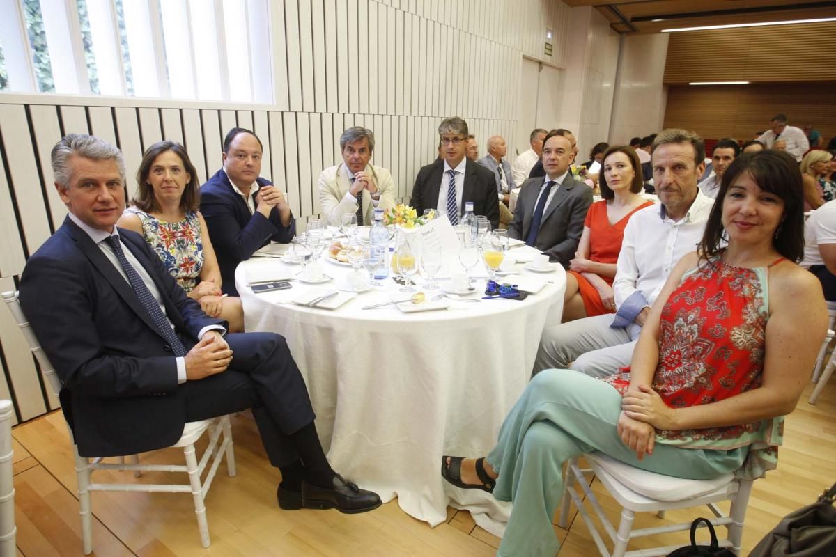 El alcalde, José María Bellido, en los desayunos de Diario CÓRDOBA