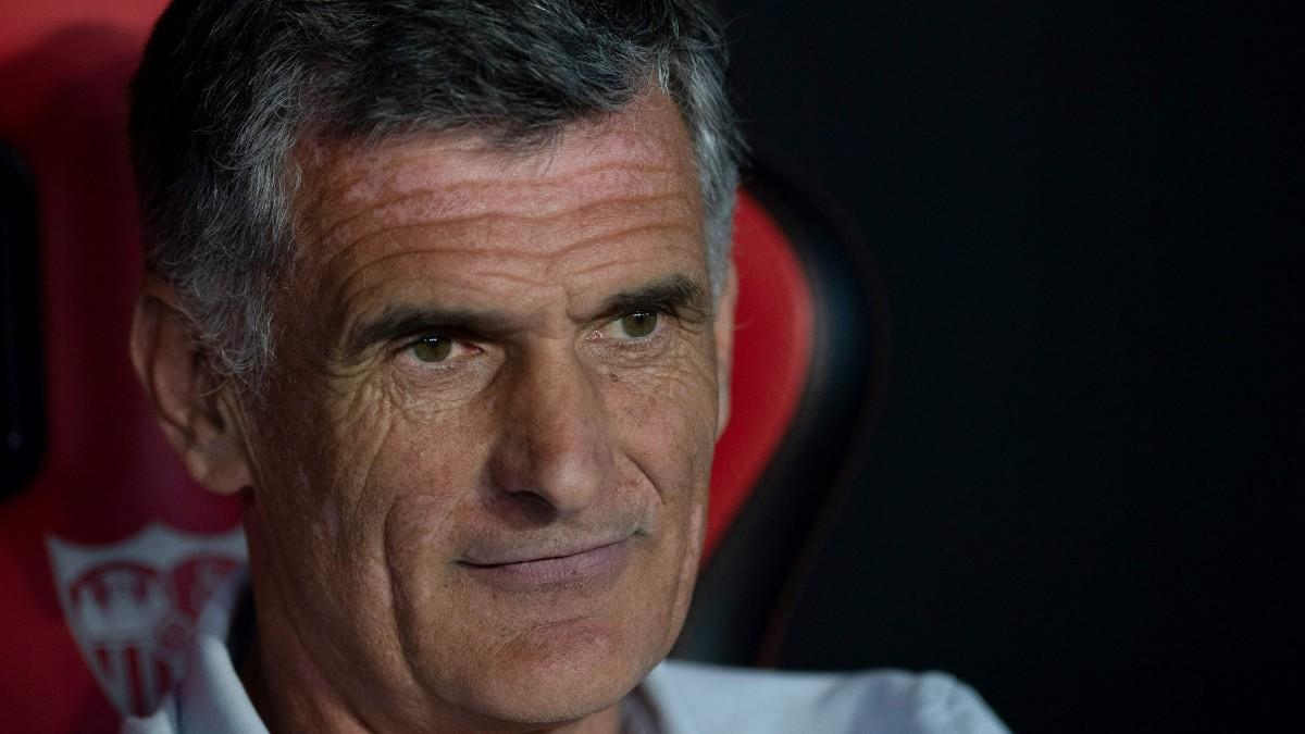 José Luis Mendilibar, entrenador del Sevilla