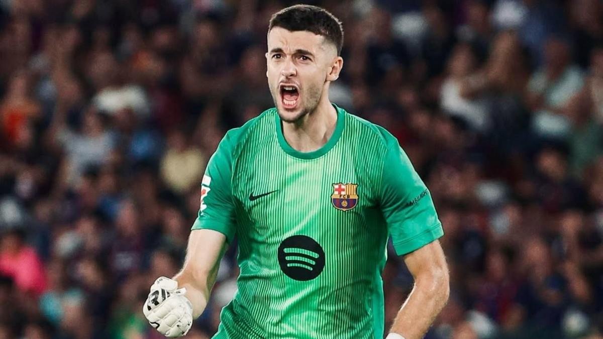 Joan Garcia, vital para el Barça en LaLiga