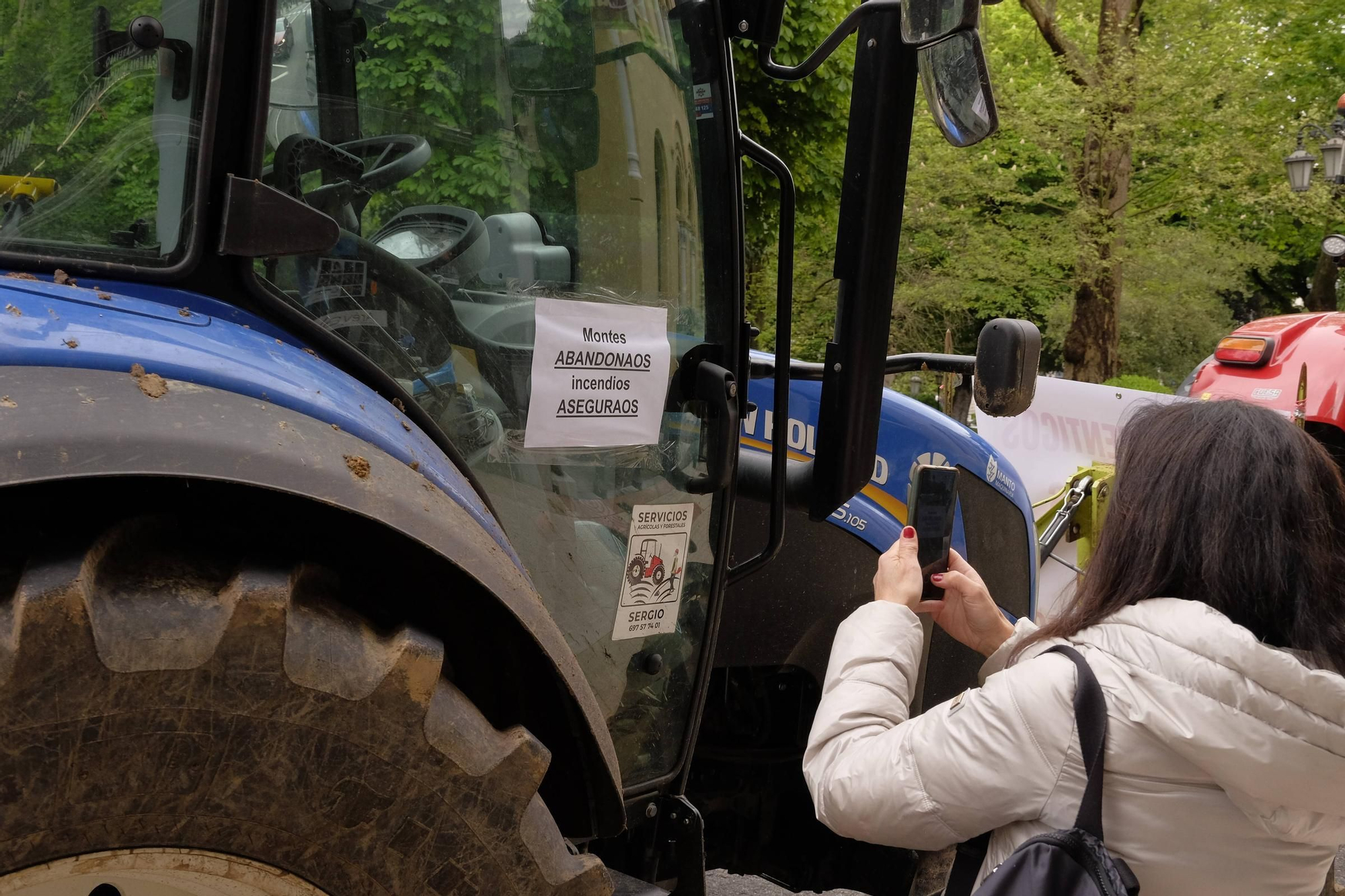 En imágenes: Así fue la manifestación del campo asturiano en Oviedo