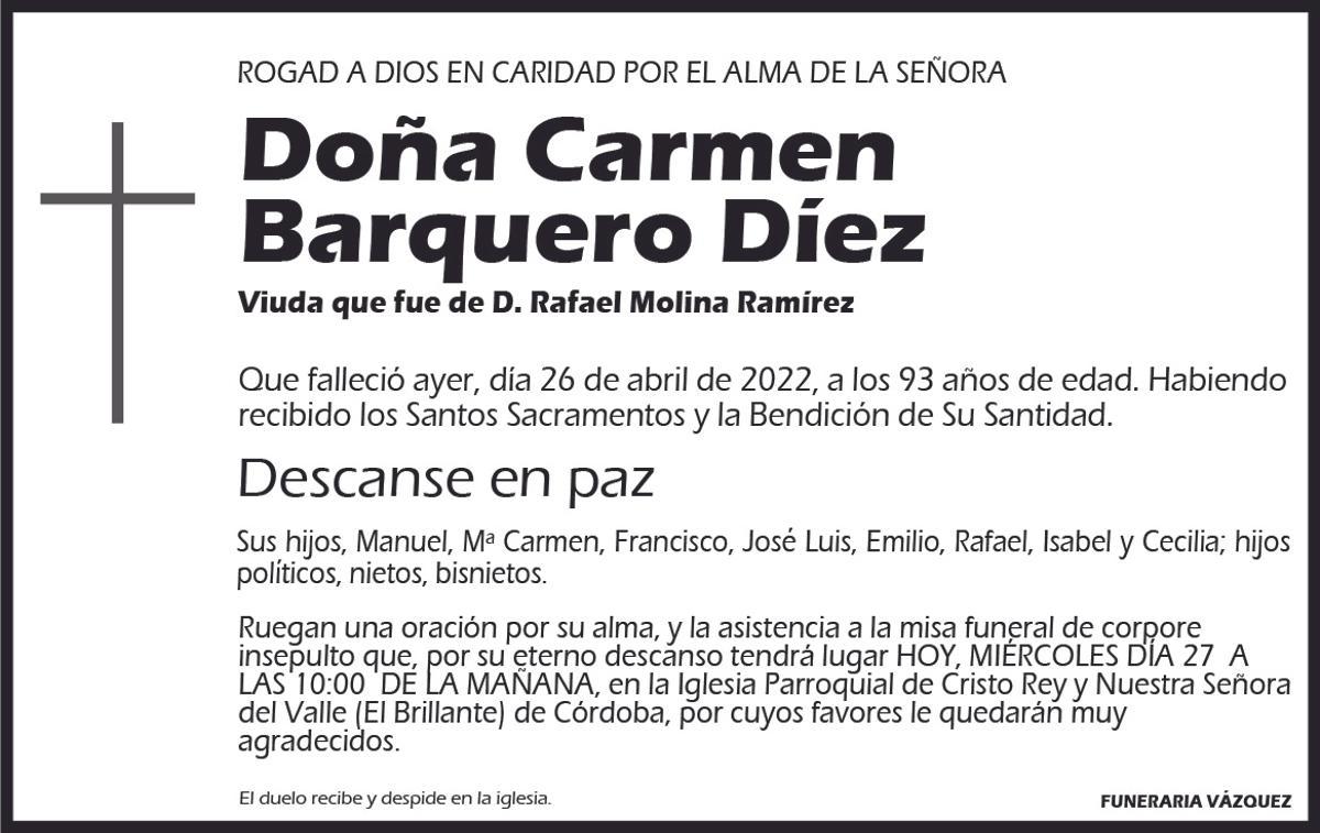 Carmen Barquero Díez