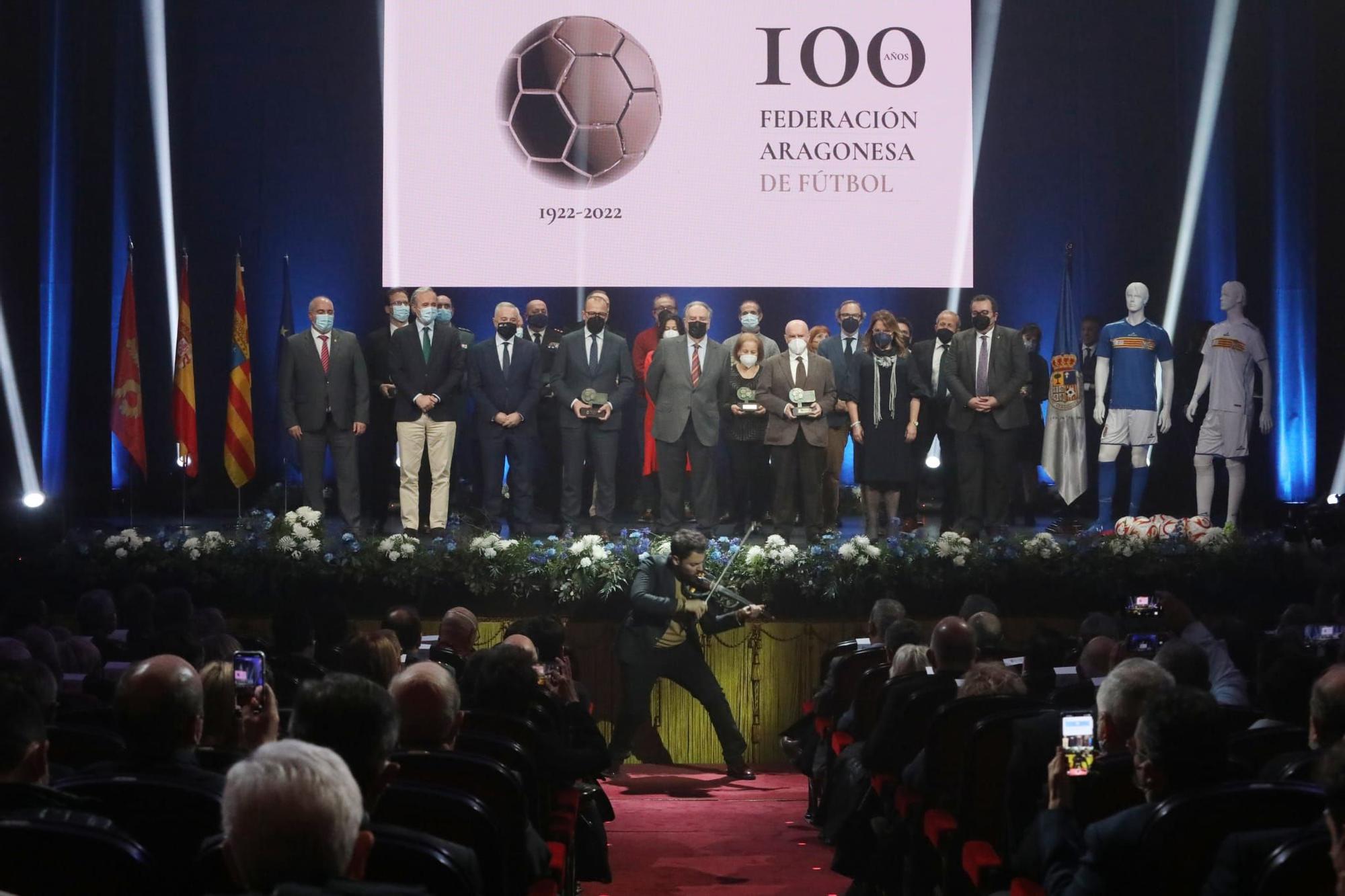 Gala del Centenario de la Federación Aragonesa de Fútbol