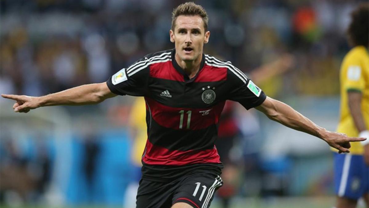 Miroslav Klose, jugando con Alemania