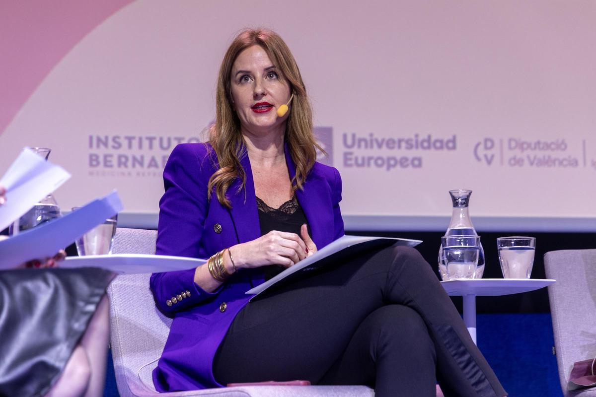 Guilabert, durante un acto con motivo del Día de la Mujer.